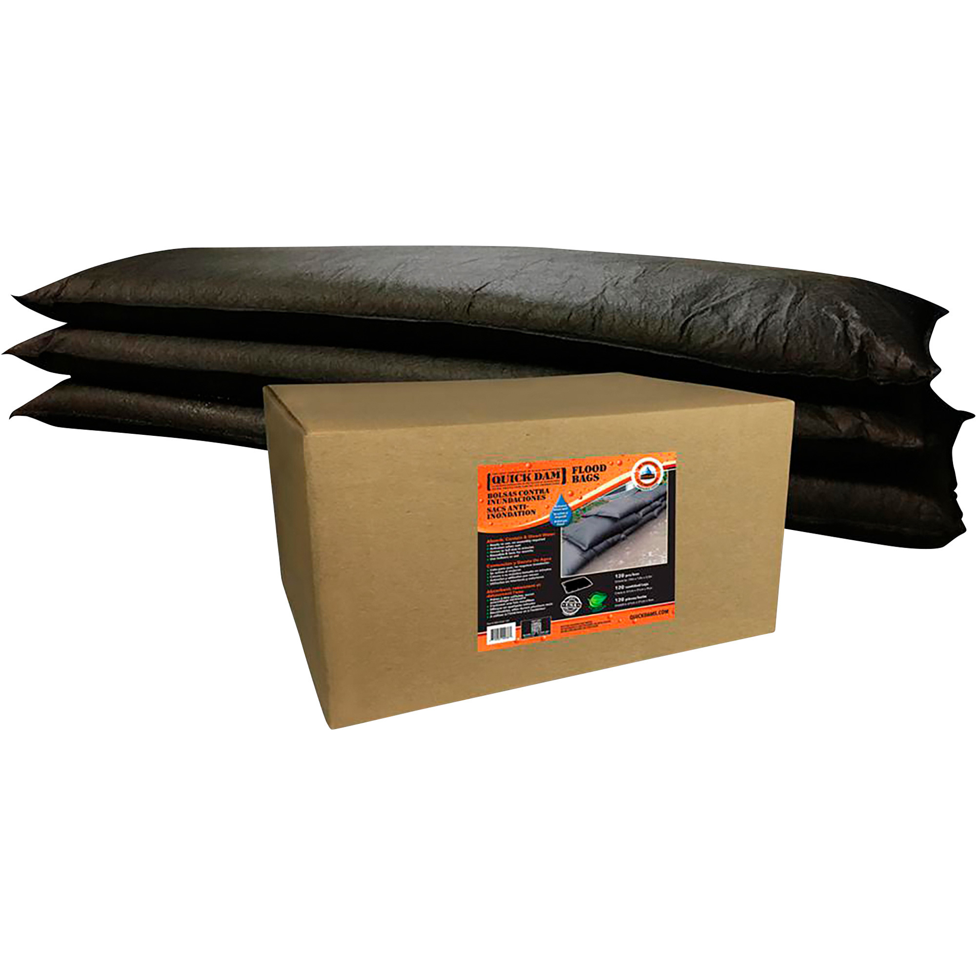 Quick Dam Jumbo Flood Bags, 25-Pack, Model# QD1248-25